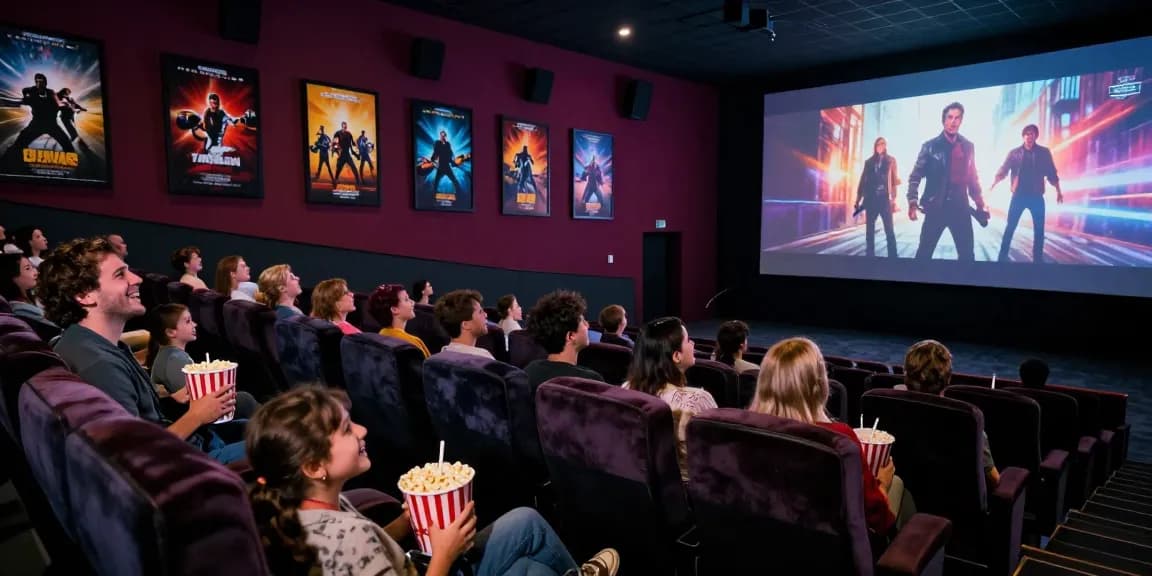 Exciting movie experience at movie4u screening in a modern theater