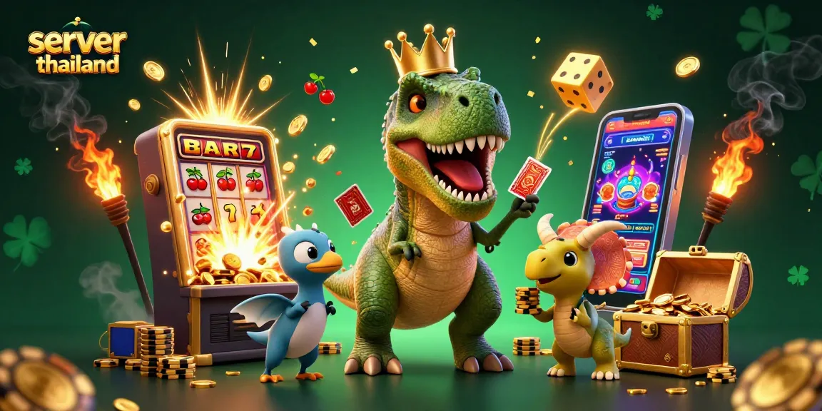 Experience thrilling wins with server thailand as charming dinosaurs join the jackpot excitement!