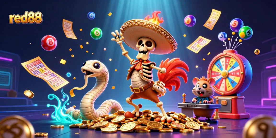 Win big with red88 by enjoying lottery excitement in a vibrant casino scene