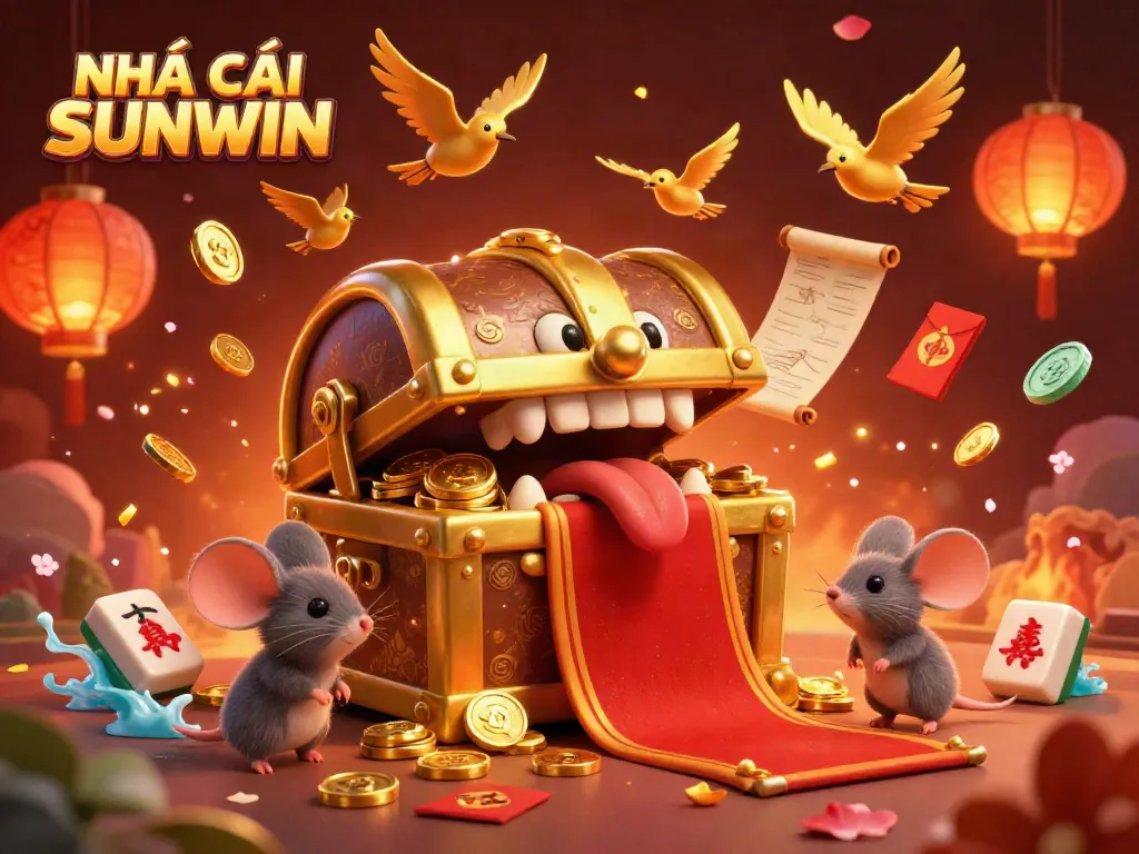 Experience thrilling adventures with NHÀ CÁI SUNWIN and explore the golden treasure amidst vibrant casino elements.