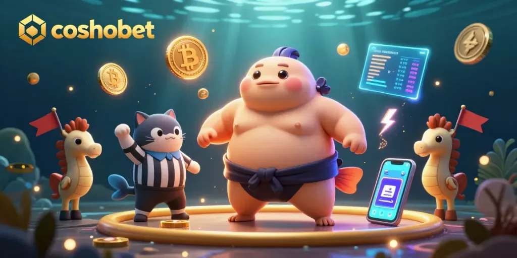 Engage with cosmobet's exciting underwater casino scene featuring whimsical characters and dynamic gaming elements.