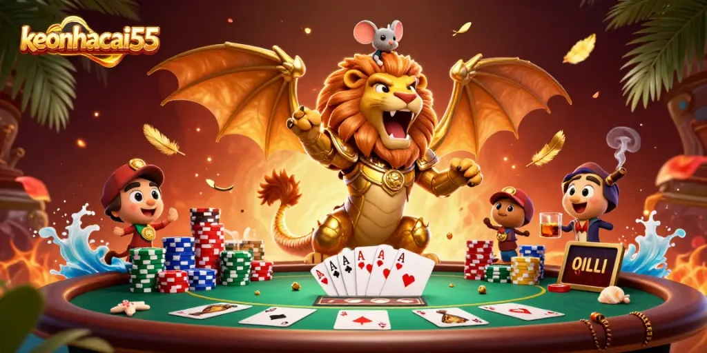 Engage with keonhacai55 as a chimera creature and mouse jockey dominate the poker scene.