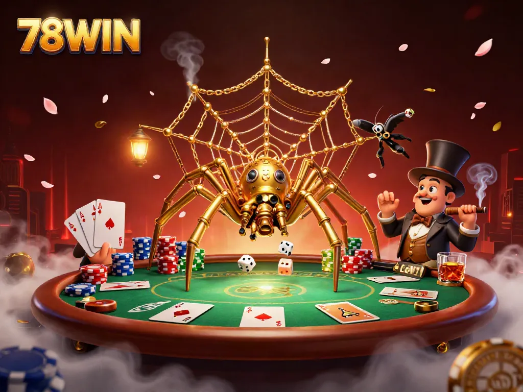 Engage with 78WIN's vibrant casino experience showcasing steampunk elements and dynamic gameplay.