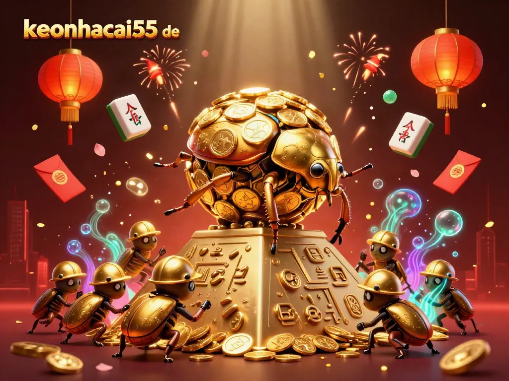 Engage in thrilling betting strategies with keonhacai55 de while observing golden coins and dynamic gameplay.