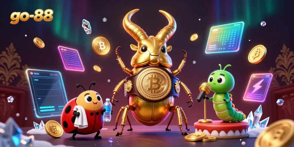 Experience thrilling gaming at go-88 with a captivating illustration showcasing vibrant casino elements.
