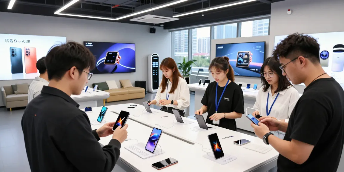 Interactive technology showcase of foldable phones 2026, highlighting user experiences and innovative features.