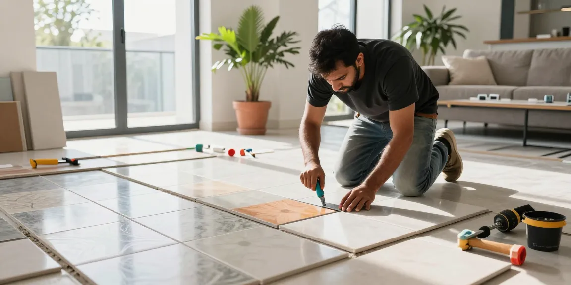تركيب سيراميك من مقاول سيراميك باكستاني في الكويت مع التركيز على الدقة والجودة