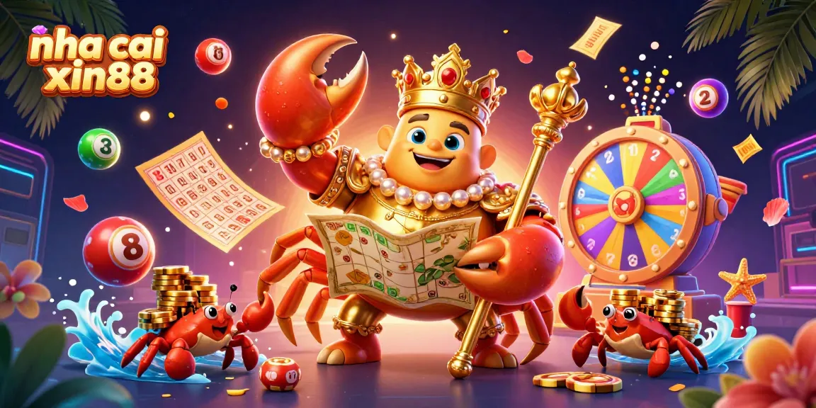 Experience thrilling fun and excitement at nha cai xin88 with colorful lottery elements and a vibrant casino atmosphere.