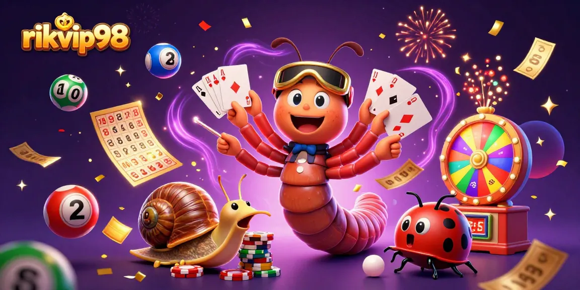 Experience thrilling gameplay at rikvip98 with energetic characters and vibrant lottery elements.