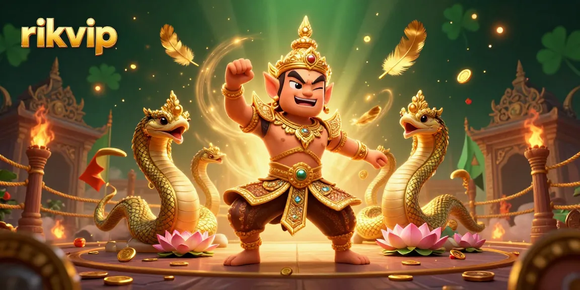 Experience thrilling gameplay at rikvip with dynamic characters and gold-infused casino elements.