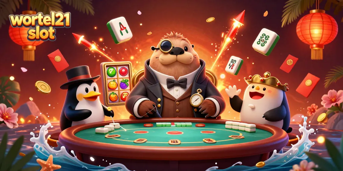 Experience the thrill of wortel21 slot with vibrant reels and engaging characters in an underwater scene.