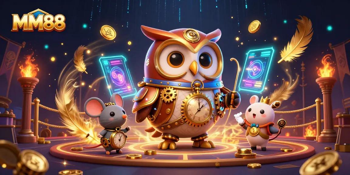 Experience thrilling casino action with MM88 in a vibrant steampunk world of unique characters.