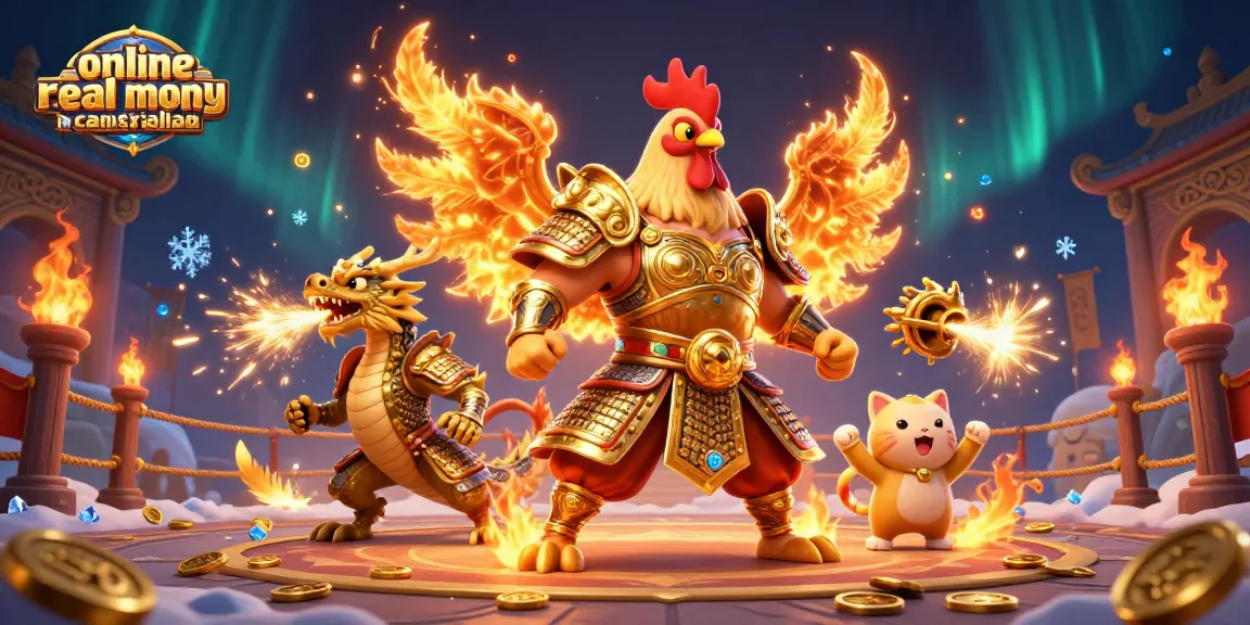 Watch exciting action at online real money casinos in Australia featuring skilled warriors and magical elements.