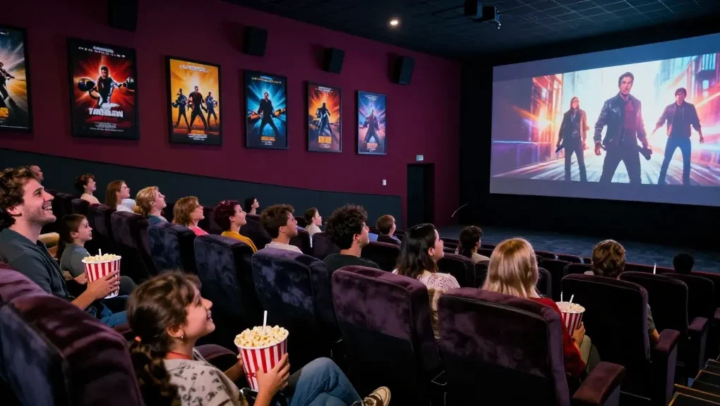 Exciting movie experience at movie4u screening in a modern theater